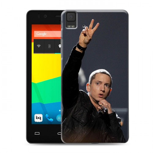 Дизайнерский силиконовый чехол для BQ Aquaris E4.5 Eminem