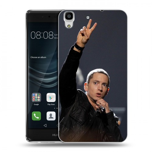 Дизайнерский пластиковый чехол для Huawei Y6II Eminem