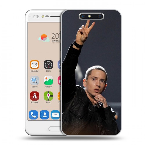 Дизайнерский пластиковый чехол для ZTE Blade V8 Eminem