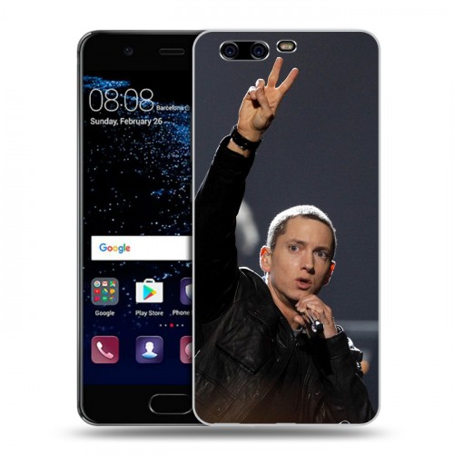 Дизайнерский пластиковый чехол для Huawei P10 Eminem