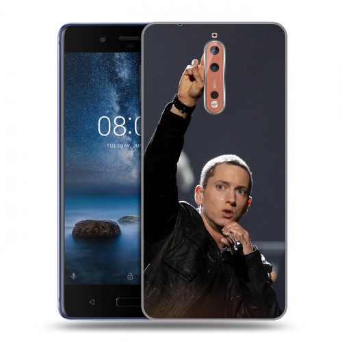 Дизайнерский пластиковый чехол для Nokia 8 Eminem