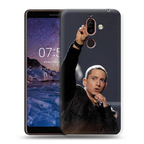 Дизайнерский пластиковый чехол для Nokia 7 Plus Eminem