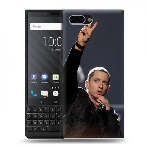 Дизайнерский пластиковый чехол для BlackBerry KEY2 Eminem