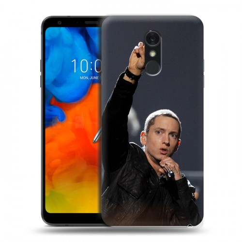 Дизайнерский пластиковый чехол для LG Q Stylus Eminem