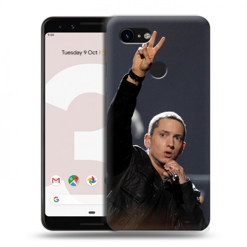 Дизайнерский пластиковый чехол для Google Pixel 3 Eminem