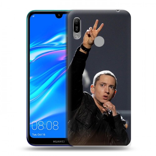 Дизайнерский пластиковый чехол для Huawei Y6 (2019) Eminem