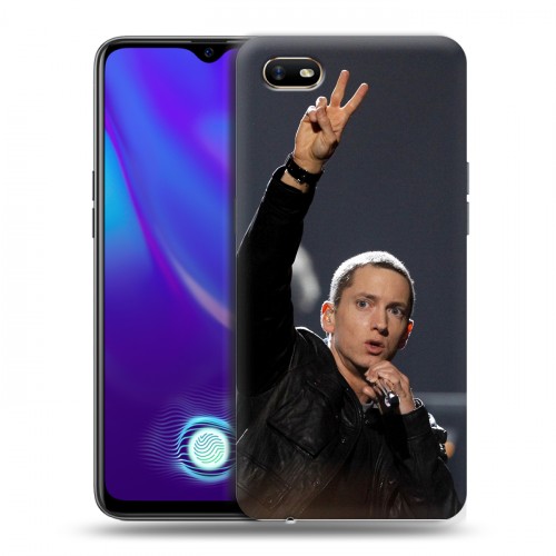 Дизайнерский силиконовый с усиленными углами чехол для OPPO A1k Eminem