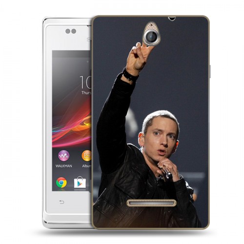 Дизайнерский пластиковый чехол для Sony Xperia E Eminem