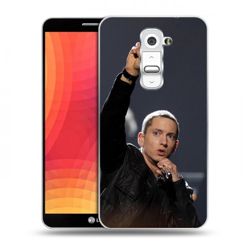 Дизайнерский пластиковый чехол для LG Optimus G2 Eminem