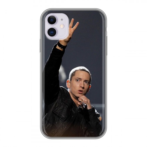 Дизайнерский силиконовый чехол для Iphone 11 Eminem