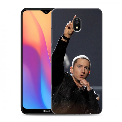 Дизайнерский силиконовый с усиленными углами чехол для Xiaomi RedMi 8A Eminem