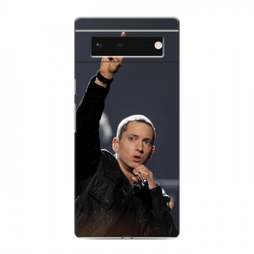 Дизайнерский силиконовый с усиленными углами чехол для Google Pixel 6 Eminem