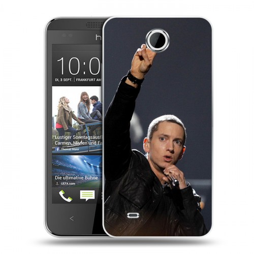 Дизайнерский силиконовый чехол для HTC Desire 300 Eminem