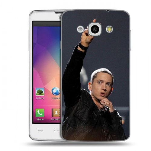 Дизайнерский пластиковый чехол для LG L60 Eminem