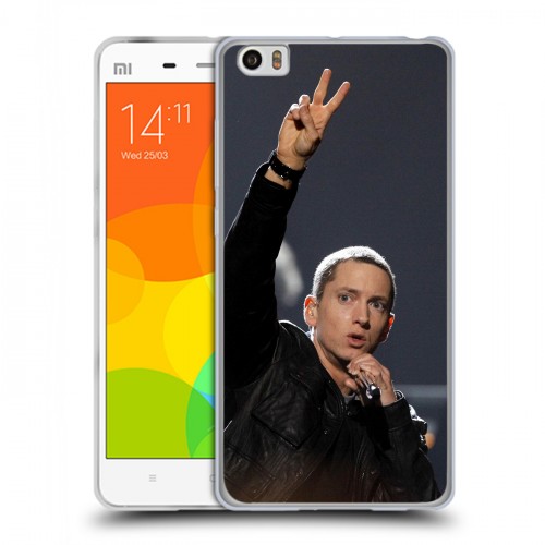 Дизайнерский силиконовый чехол для Xiaomi Mi Note Eminem