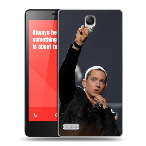 Дизайнерский силиконовый чехол для Xiaomi RedMi Note Eminem