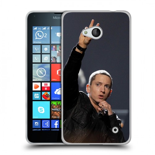 Дизайнерский пластиковый чехол для Microsoft Lumia 640 Eminem