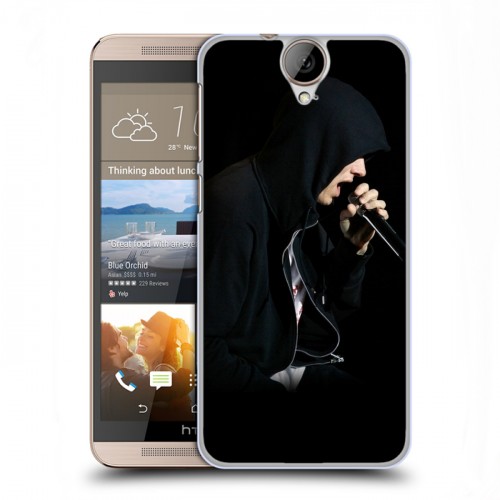 Дизайнерский пластиковый чехол для HTC One E9+ Eminem