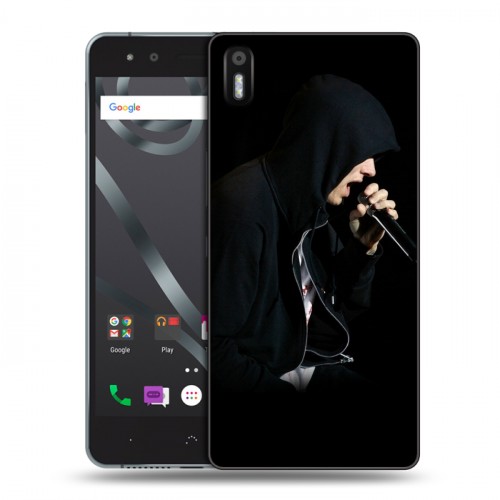 Дизайнерский пластиковый чехол для BQ Aquaris X5 Eminem