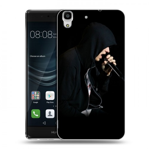 Дизайнерский пластиковый чехол для Huawei Y6II Eminem