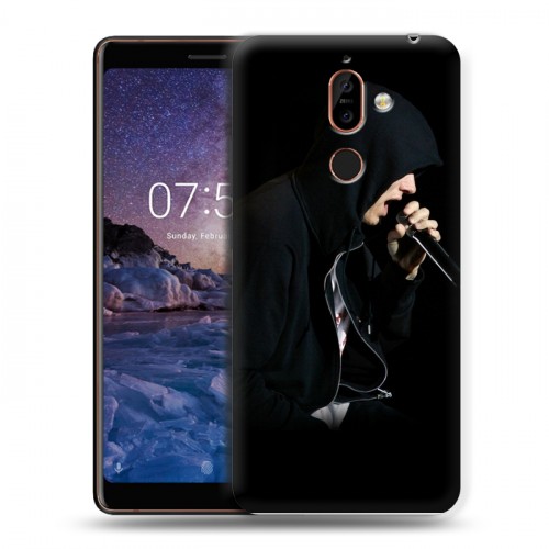 Дизайнерский пластиковый чехол для Nokia 7 Plus Eminem