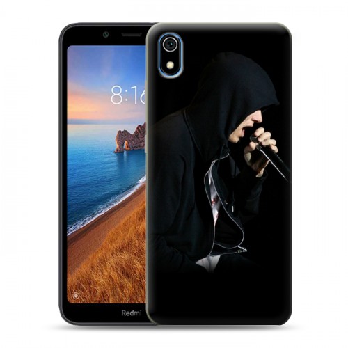 Дизайнерский силиконовый чехол для Xiaomi RedMi 7A Eminem