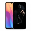 Дизайнерский силиконовый с усиленными углами чехол для Xiaomi RedMi 8A Eminem