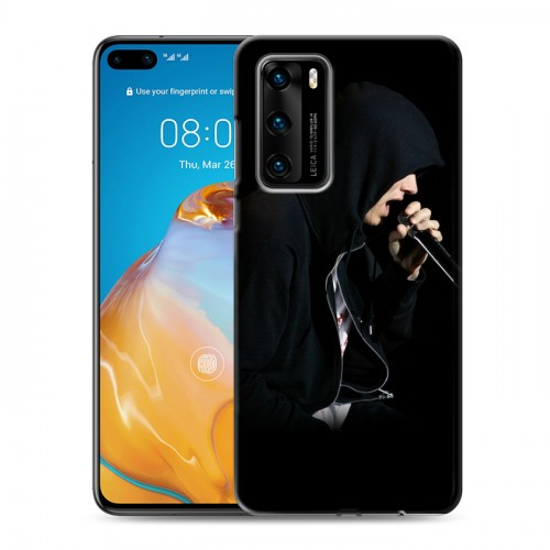 Дизайнерский пластиковый чехол для Huawei P40 Eminem