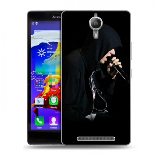 Дизайнерский пластиковый чехол для Lenovo P90 Eminem