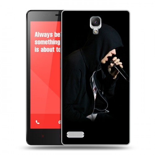 Дизайнерский силиконовый чехол для Xiaomi RedMi Note Eminem