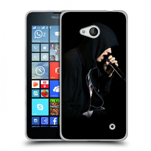 Дизайнерский пластиковый чехол для Microsoft Lumia 640 Eminem