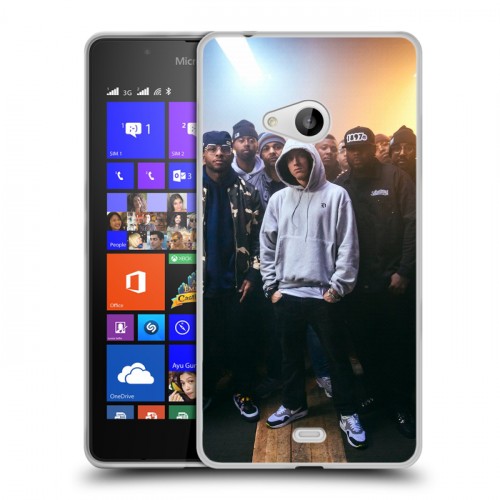 Дизайнерский пластиковый чехол для Microsoft Lumia 540 Eminem