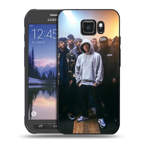 Дизайнерский пластиковый чехол для Samsung Galaxy S6 Active Eminem