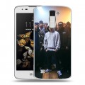 Дизайнерский пластиковый чехол для LG K8 Eminem