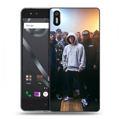 Дизайнерский пластиковый чехол для BQ Aquaris X5 Eminem