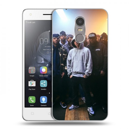 Дизайнерский пластиковый чехол для Lenovo K6 Note Eminem