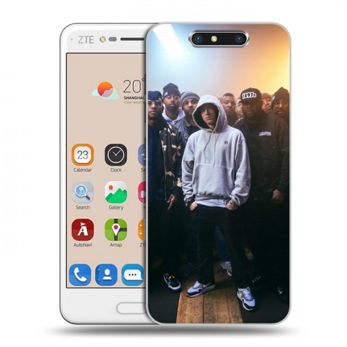 Дизайнерский пластиковый чехол для ZTE Blade V8 Eminem