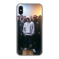 Дизайнерский силиконовый чехол для Iphone x10 Eminem