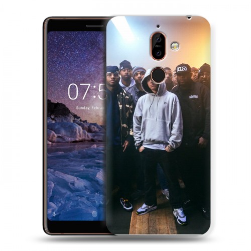 Дизайнерский пластиковый чехол для Nokia 7 Plus Eminem