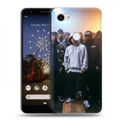 Дизайнерский пластиковый чехол для Google Pixel 3a XL Eminem