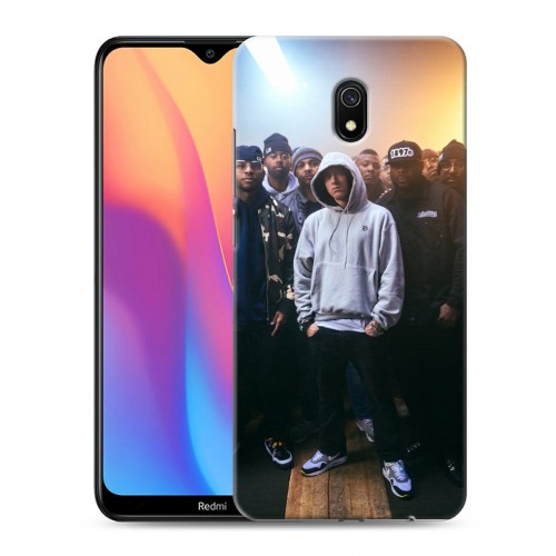 Дизайнерский силиконовый с усиленными углами чехол для Xiaomi RedMi 8A Eminem