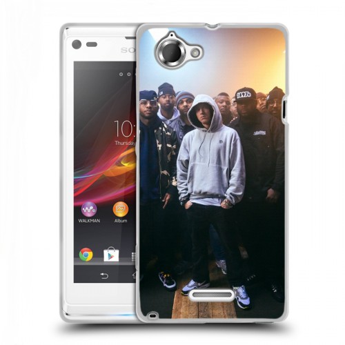 Дизайнерский пластиковый чехол для Sony Xperia L Eminem