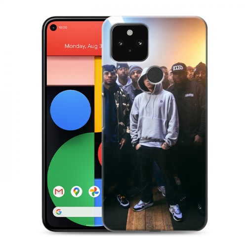 Дизайнерский пластиковый чехол для Google Pixel 5 Eminem