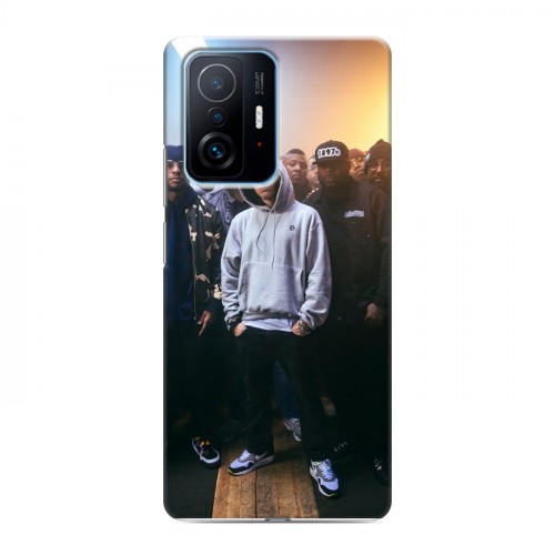 Дизайнерский силиконовый с усиленными углами чехол для Xiaomi 11T Eminem