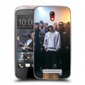 Дизайнерский пластиковый чехол для HTC Desire 500 Eminem