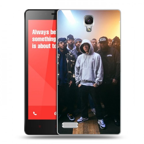 Дизайнерский силиконовый чехол для Xiaomi RedMi Note Eminem