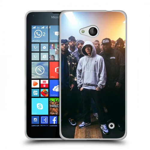 Дизайнерский пластиковый чехол для Microsoft Lumia 640 Eminem