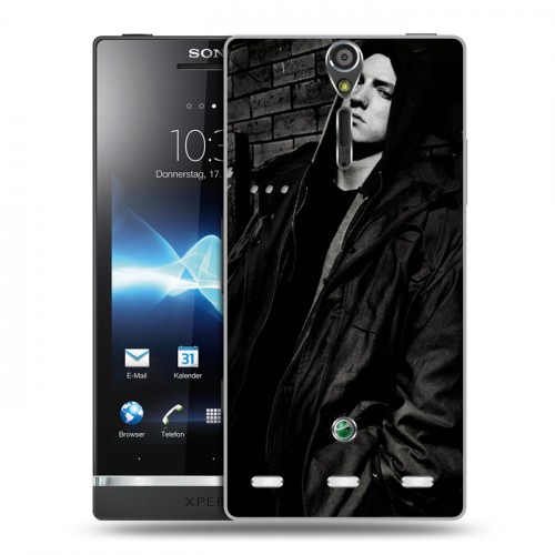 Дизайнерский пластиковый чехол для Sony Xperia S Eminem