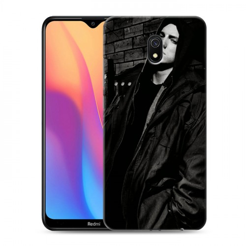 Дизайнерский силиконовый с усиленными углами чехол для Xiaomi RedMi 8A Eminem