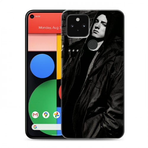 Дизайнерский пластиковый чехол для Google Pixel 5 Eminem